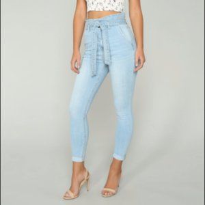 Fashion Nova High Waist Skinny Jeans Denim, 9